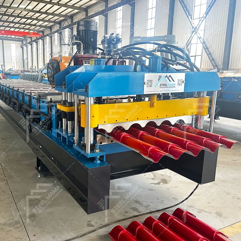 Bolivia Popular Galvanized Steel Profile 815 Tile Roof Sheet Roll Forming Machine
