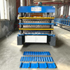 Premium 988 Corrugated & 1000 Trapezoidal & 996 Wall Panel Three Layer Roof Sheet Roll Forming Machine Line for Palestine