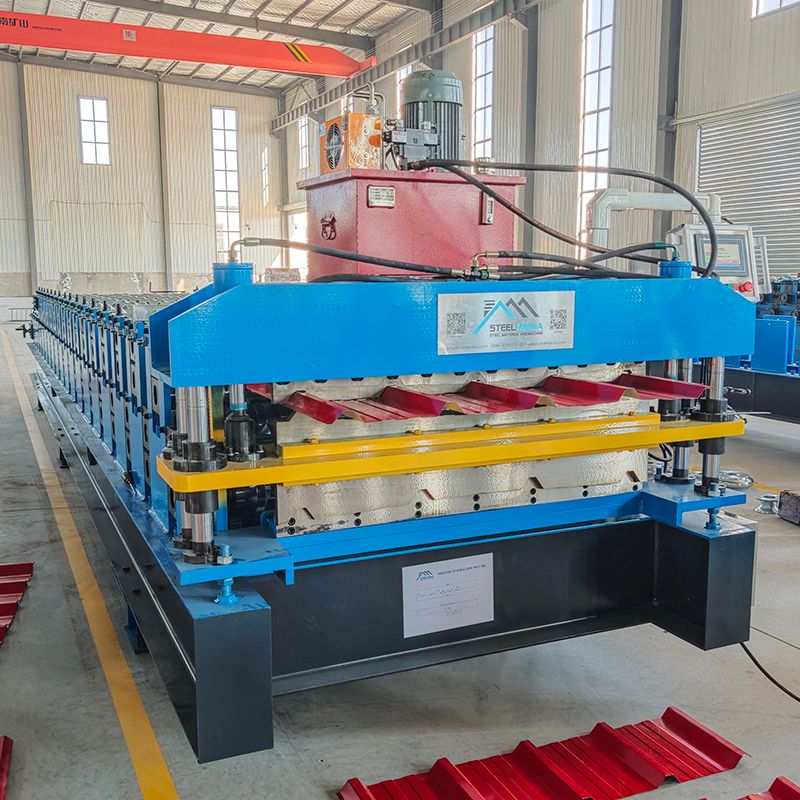 Peru Popular Custom Design TR4 Trapezoidal & TR5 Trapezoidal Roofing Sheet Double Layer Machine