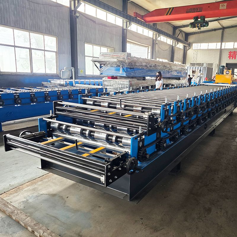 Peru Popular High Productivity TR4 IBR & TR5 IBR Roofing Sheet Double Layer Machine