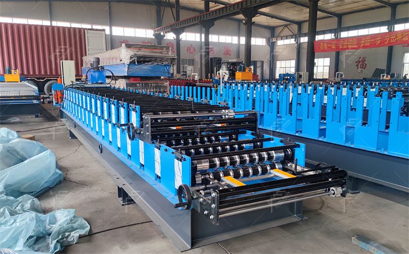 double layer roofing sheet forming machine