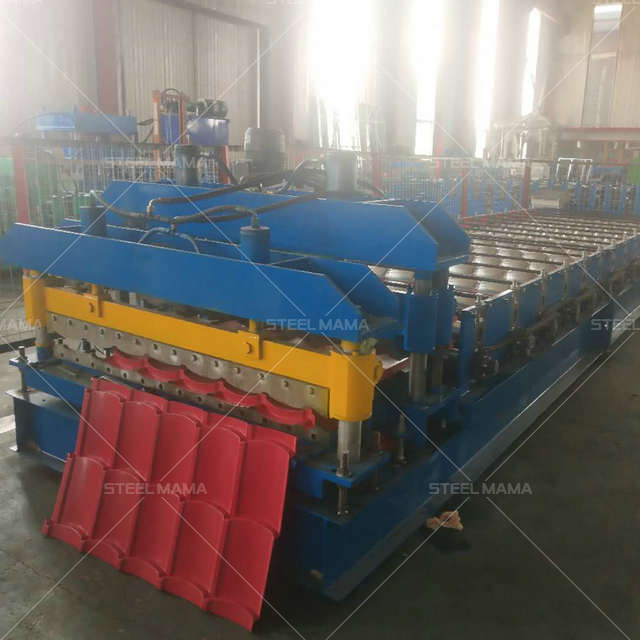 roof tile forming making machine