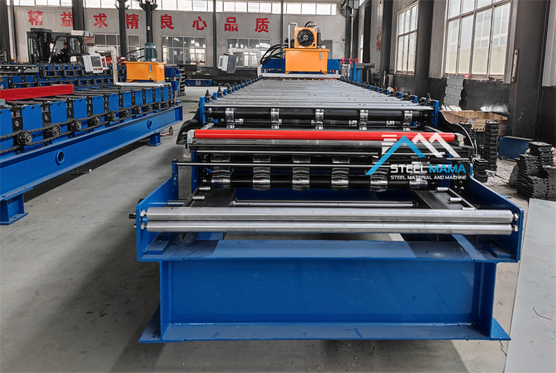 double roof forming machine