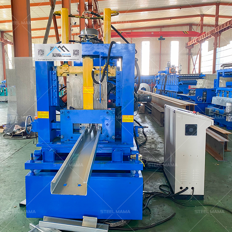 High Quality Automatic Galvanized Steel Channel Shape C Purlin Cold Roll Forming Machine