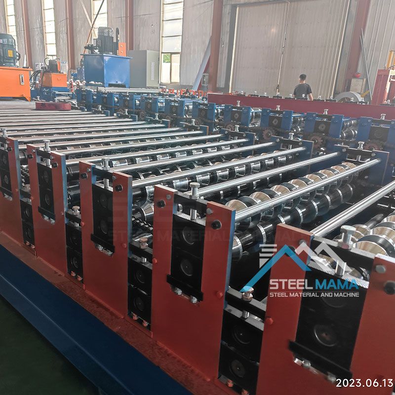 Mexico Popular 988 Corrugated And R101 Trapezoidal IBR Double Layer Roof Panel Steel Sheet Roll Forming Machine