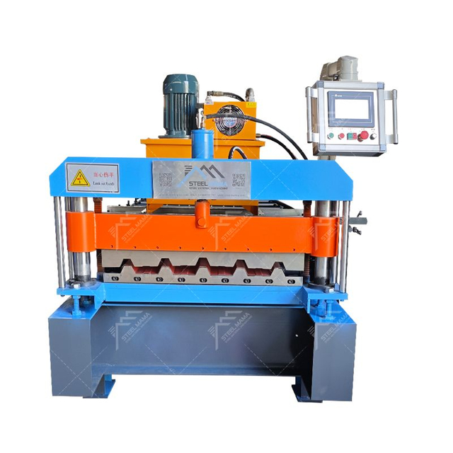 Mozambique Popular Full Automatic 686 Trapezoidal IBR Profile Roofing Sheet Roll Forming Making Machine