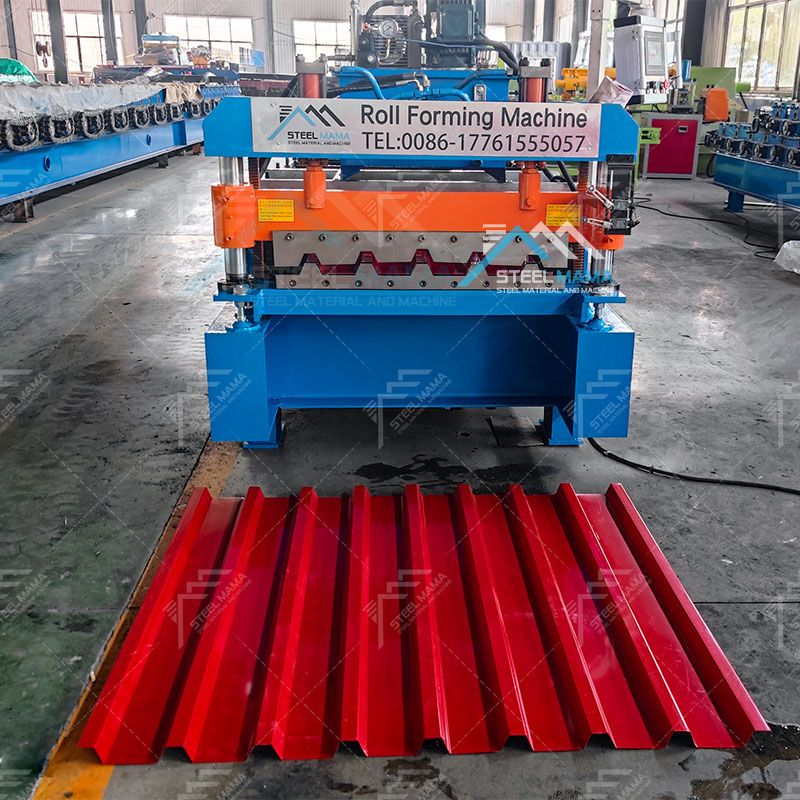 South Africa Popular Full Automatic 686 Trapezoidal Roofing Sheet IBR Iron Roof Sheet Making Machine