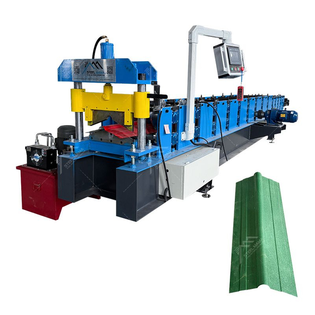 Zimbabwe Popular Full Automatic High Productivity 400 Ridge Cap Roll Forming Machine 