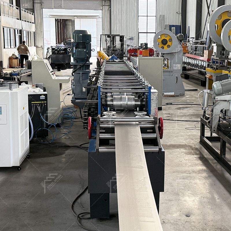 Uganda Popular Automatic Easy Operation Metal Door Frame Roll Forming Machine 