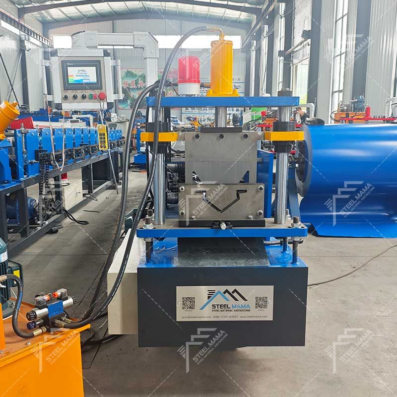 Steelmama High Efficiency Metal Roof Ridge Cap Roll Forming Machine for Ghana