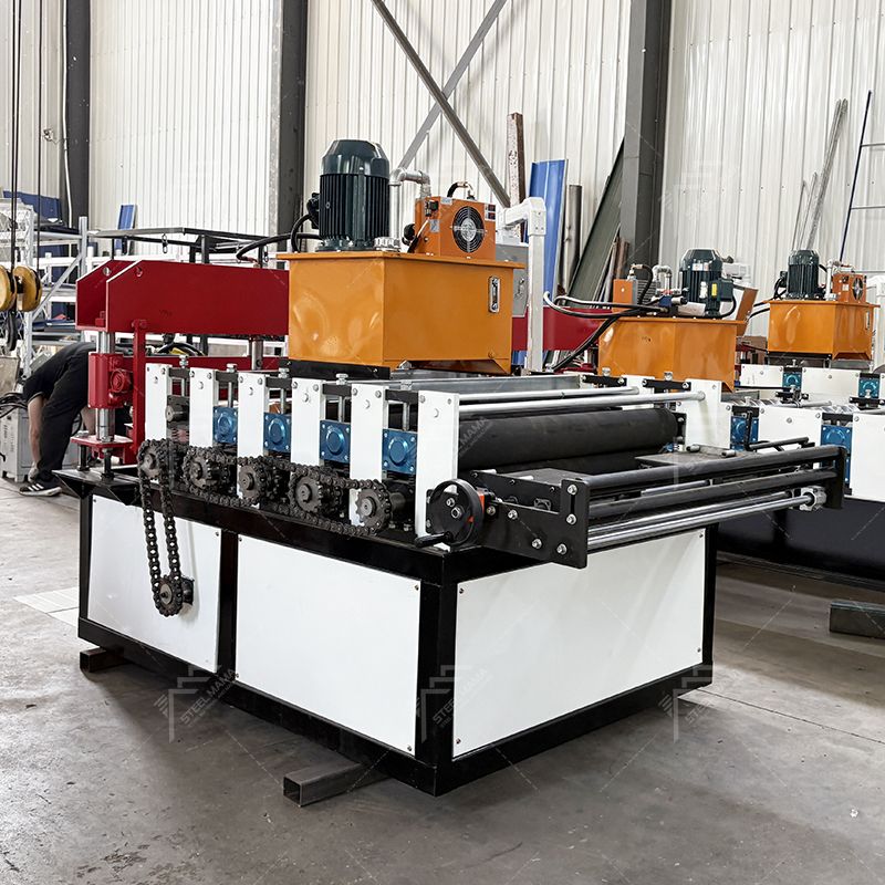 South Africa Popular Full Automatic Color Steel Metal Iron Sheet Leveling And Slitting Machine 
