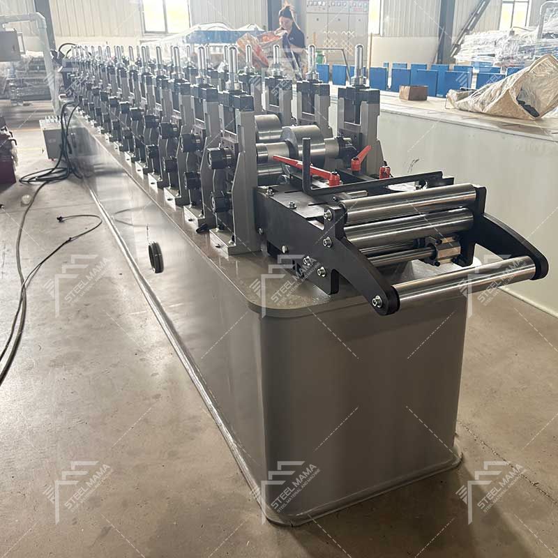Steelmama Spain Popular High Productivity Metal U Track Double Row Keel Roll Forming Machine 