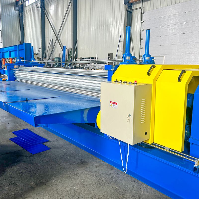 Mali Popular High Efficiency Full Automatic Barrel Drum Type Metal Sheet Corrugated Machine