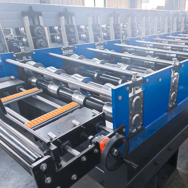 Mali Popular Custom Design Reliable 800 Trapezoidal Roofing Sheet Roll Forming Machine