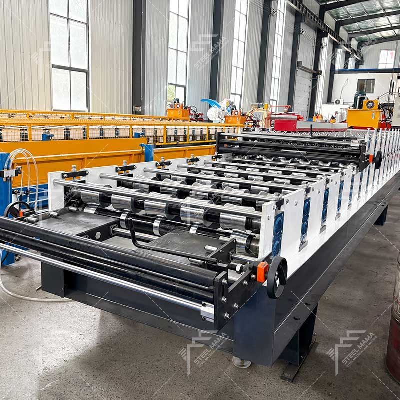 Steelmama Russian Popular Premium Color Steel 686 IBR & 762 Corrugated Roofing Sheet Double Layer Machine