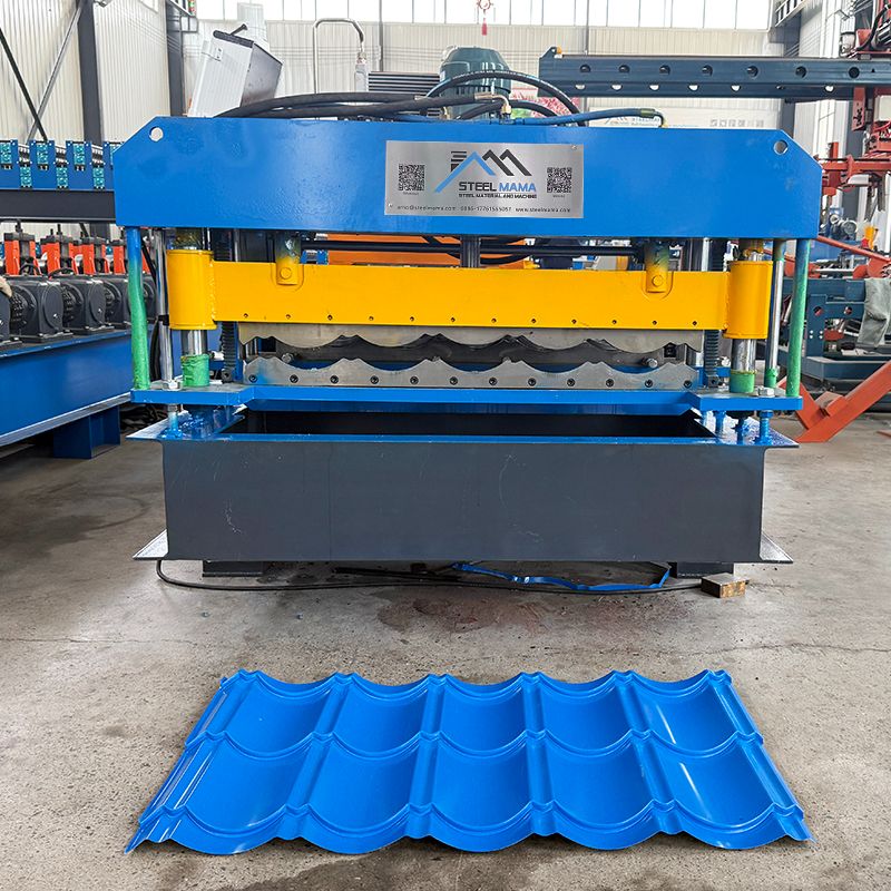 Ethiopia Popular Full Automatic 1035 Tile Roof Sheet Roll Forming Machine