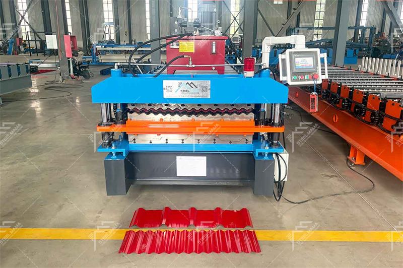 metal corrugated double layer roll forming machine