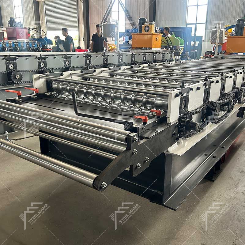 Steelmama High Output Durable Bolivia Popular 836 Corrugated Roof Sheet Roll Forming Machine