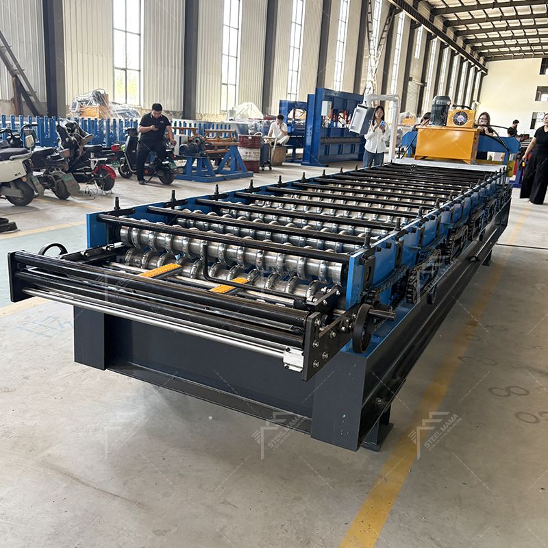 Zambia Popular High Standard Metal Corrugated Roof Sheet Roll Forming Machine
