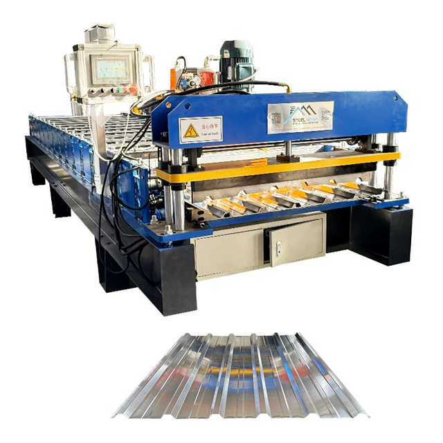 Nigeria Popular Factory Supply Premium Full Automatic Long Span Roofing Sheet Roll Forming Machine
