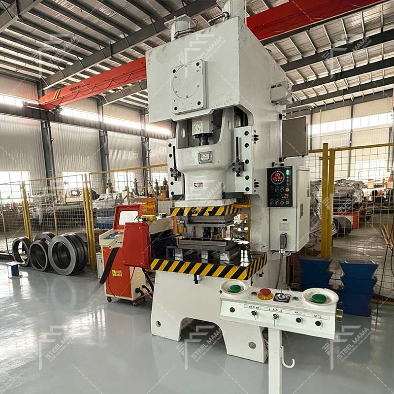 Steelmama Mexico Popular High Productivity Automatic Metal Punching Making Machine Production Line 