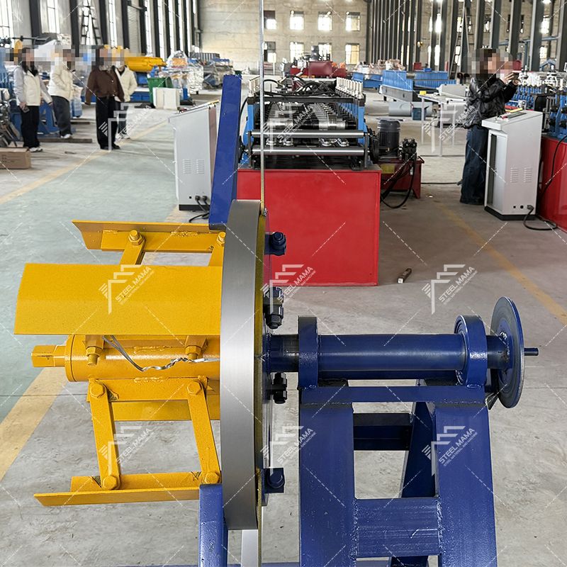 Mexico Popular Custom Galvanized Steel Profile Double Row Keel Roll Forming Machine