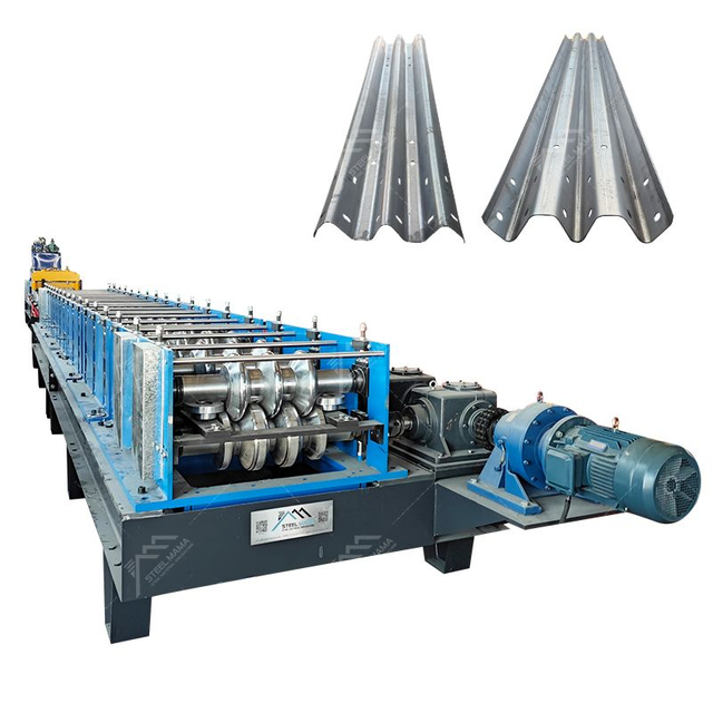 Vietnam Popular Hot Sale Three Waves And Two Waves Road Barrier Highway Express Guardrail Fence Crash Rolling Forming Machine