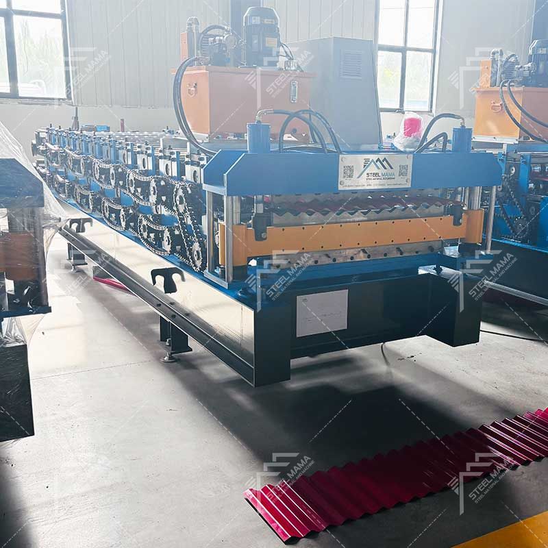 East Timor Popular Durable 840 IBR & 836 Corrugated Roof Sheet Double Layer Machine