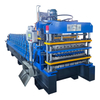 Zimbabwe Popular Full Automatic 725 Tile & 750 IBR & 762 Corrugated Three Layer Roofing Sheet Machine