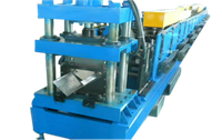 Shipping container beam roll forming machine