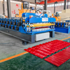 Factory Prices Good Quality 1060&1035 Trapezoidal And Corrugated Double Layer Metal Roll Form Tile Making Roof Machine
