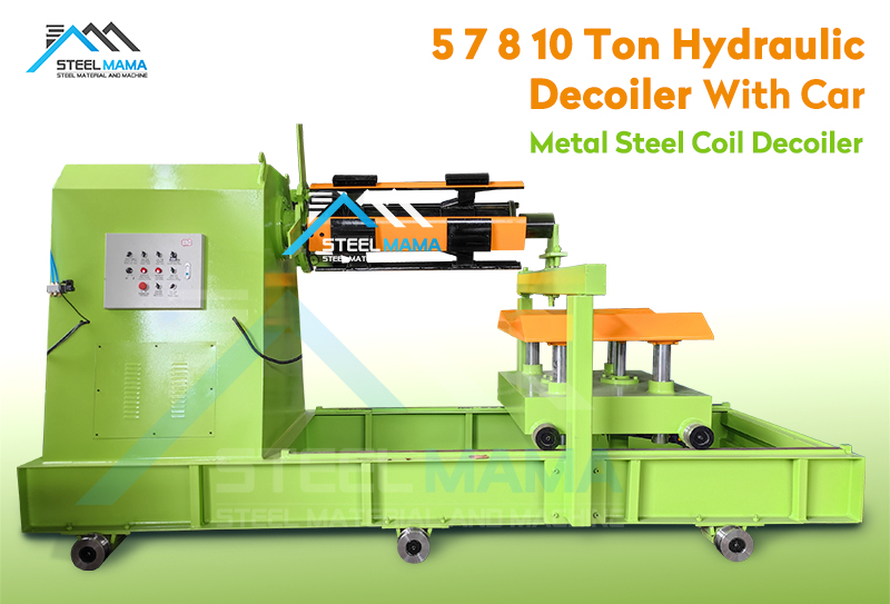 7T hydraulic decoiler