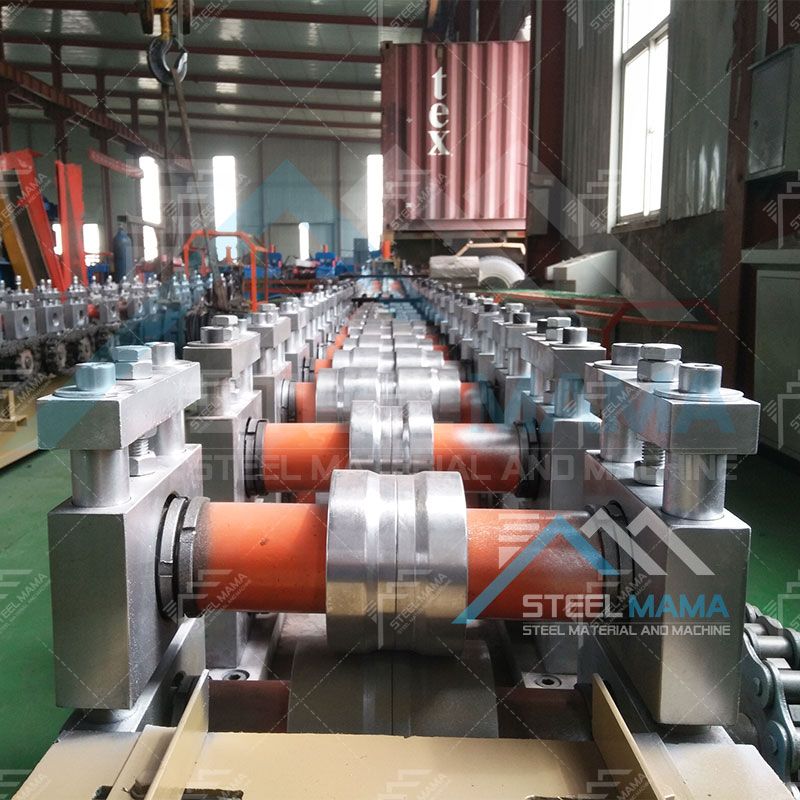 Algeria Popular High Precision Roller Shutter Door Guide Roll Forming Machine Low Noise ​Door Guide Machine