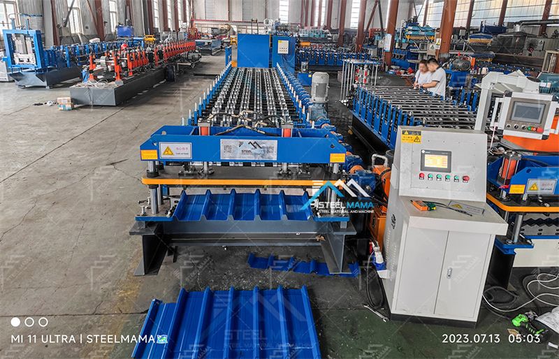 Trapezoidal cold roll forming machine