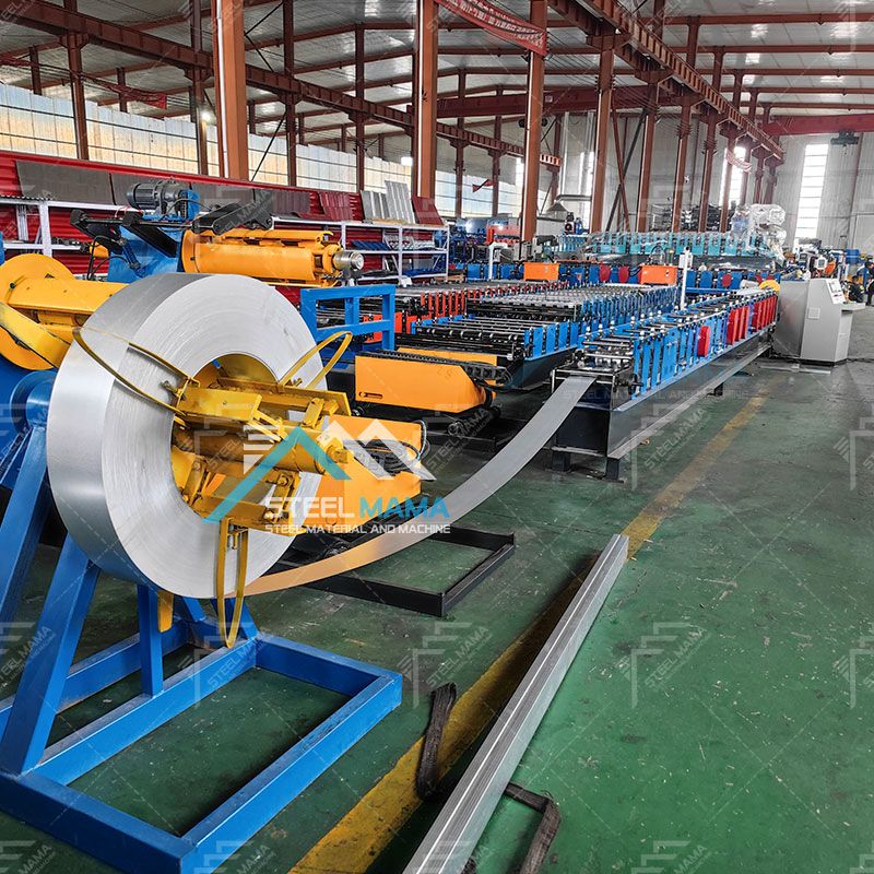 Thailand Popular High Speed Full Automatic Metal Square Tube Cold Roll Forming Machine