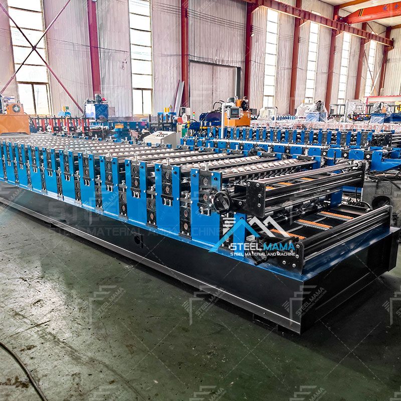 Dominica Popular Full Automatic 770 Corrugated And 1020 IBR Trapezoidal Double Layer Roofing Sheet Roll Forming Machine