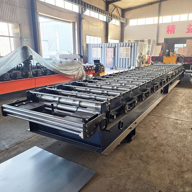 High Efficiency Custom Design 1045 Trapezoidal Roofing Sheet Roll Forming Machine for Indonesia