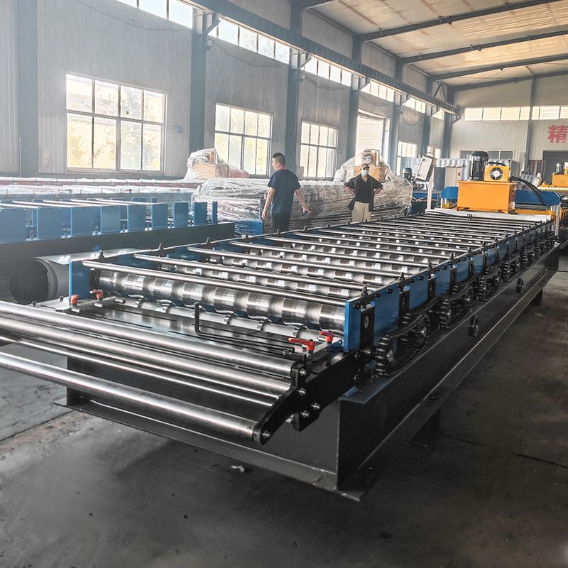 Mexico Popular High Efficiency Custom Design R101 Trapezoidal Roofing Sheet Roll Forming Machine