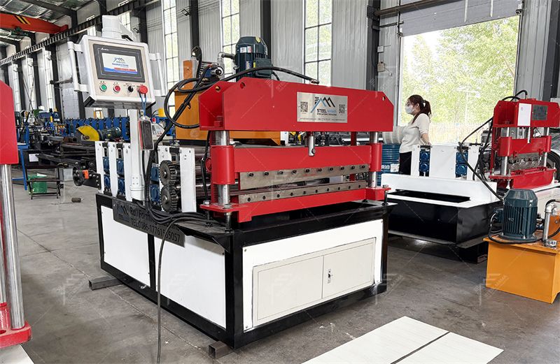 Steel coil leveling slitting production line