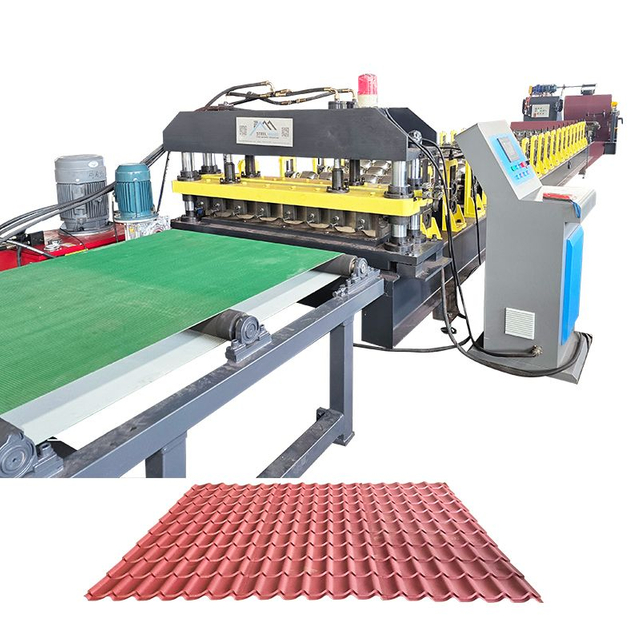 Russian Popular Full Automatic 1100 Glazed Tile with Gear Box Driveroof Sheet Machine