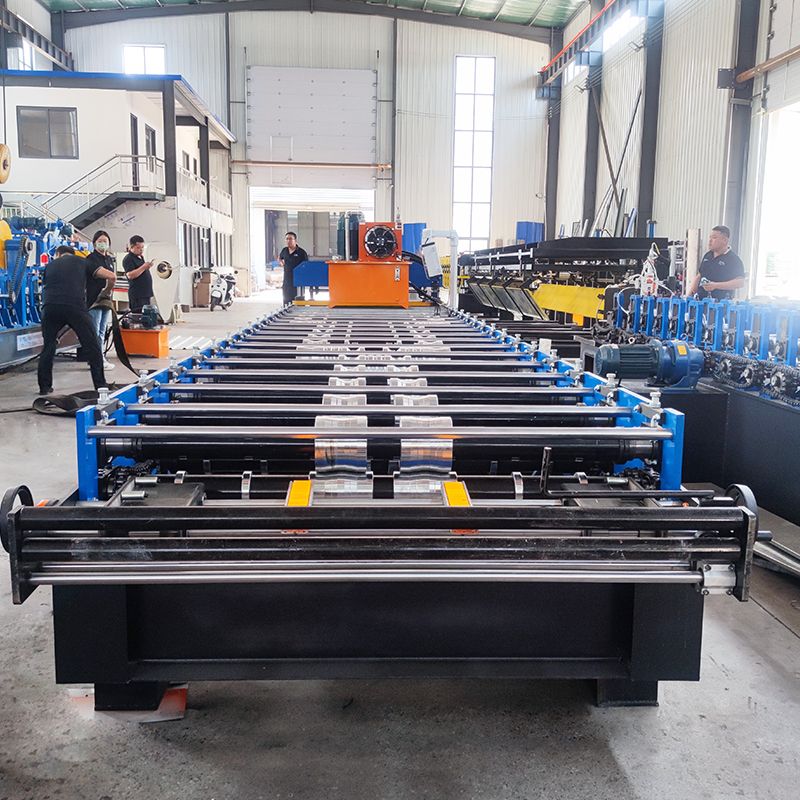 Iraq Popular High Stability1000 Trapezoidal Roofing Sheet Roll Forming Machine