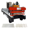 Steelmama Russian Popular Premium Color Steel 686 IBR & 762 Corrugated Roofing Sheet Double Layer Machine