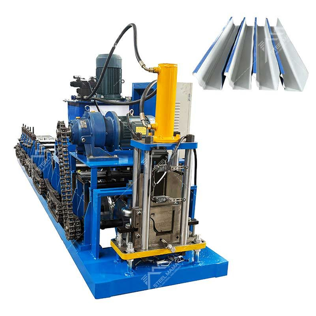 Steelmama America Popular Metal High Speed Portable K Gutter Roll Forming Machine Line