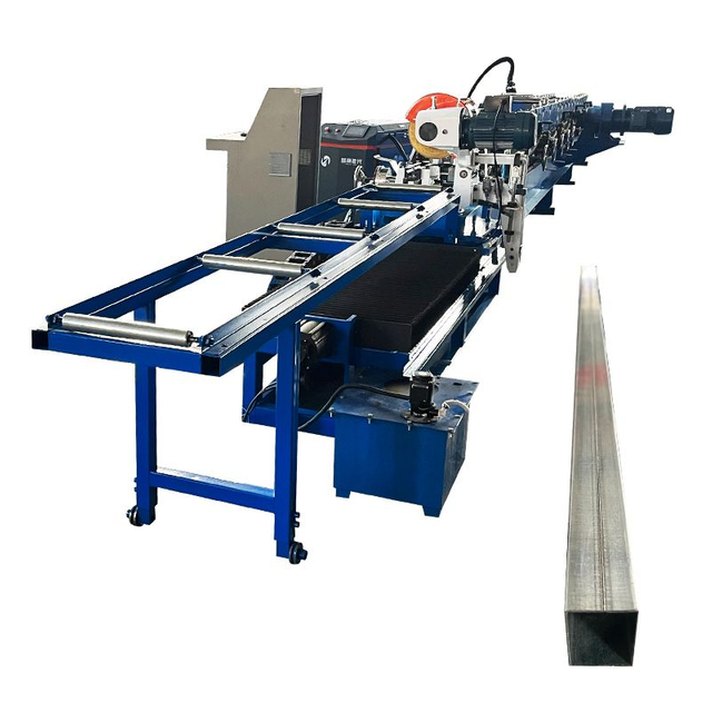 Automatic Adjustment High Stability 50*39 Mm Square Tube Roll Forming Machine for Indonesia