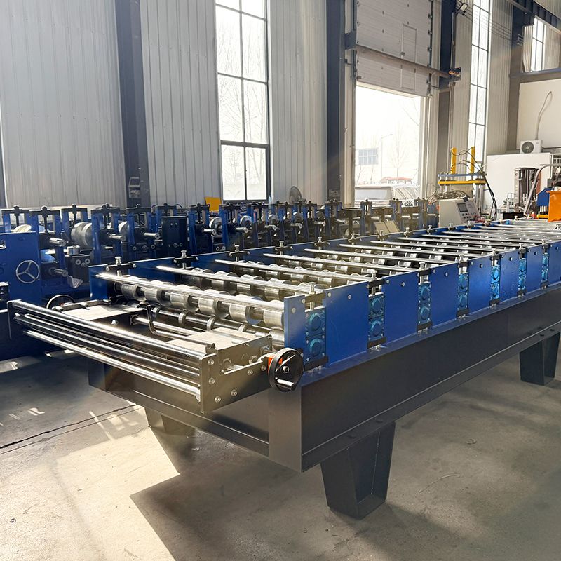 Nigeria Popular Factory Supply Premium Full Automatic Long Span Roofing Sheet Roll Forming Machine
