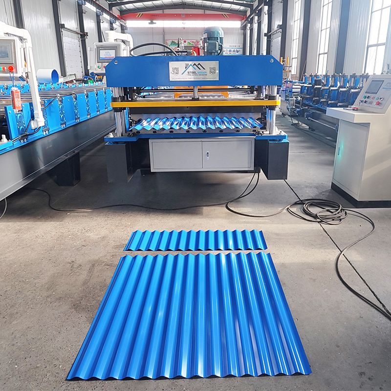 Ghana Popular Custom Design Full Automatic 988 Corrugated Roof Sheet Roll Forming Machine