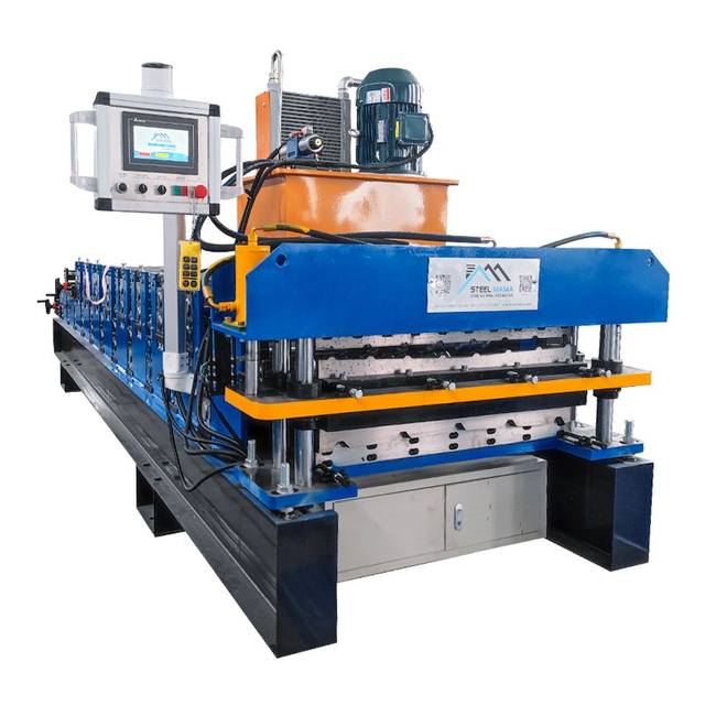 Turkmenistan Popular Custom Design 840 Trapezoidal & 900 Trapezoidal Roofing Sheet Double Layer Machine