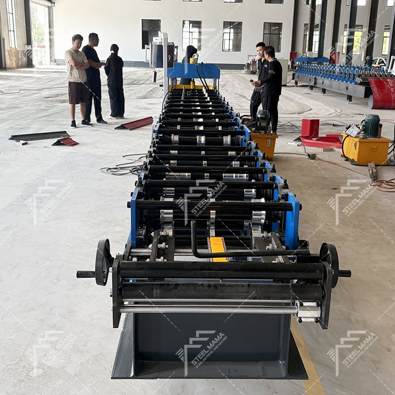 Zambia Popular High Precision Color Steel 400 Ridge Cap Roof Sheet Roll Forming Machine