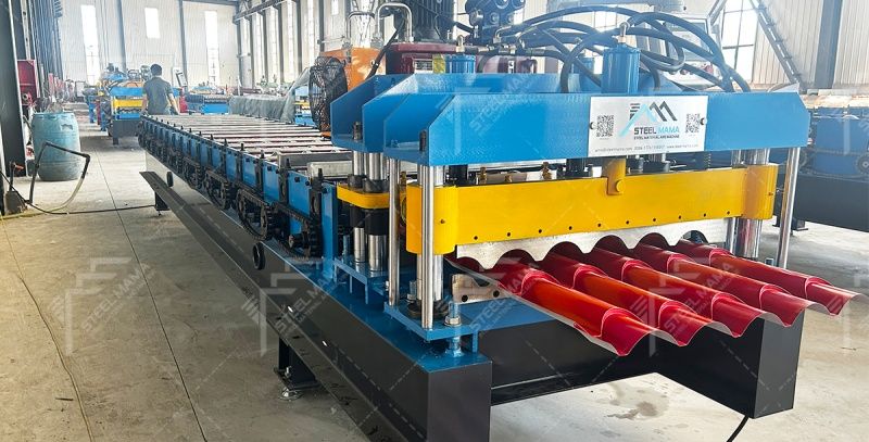 roof tile making machine