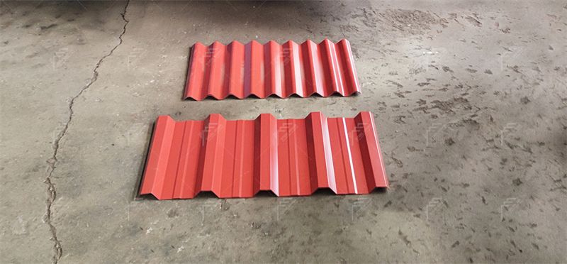 double roofing sheet making machine